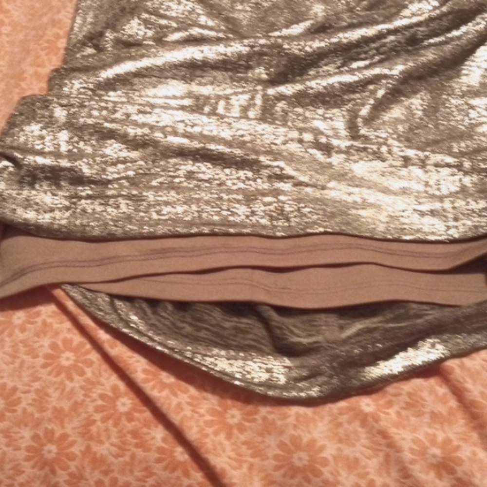 Simply Vera Vera Wang Silver Dress size M - Picture 8 of 9